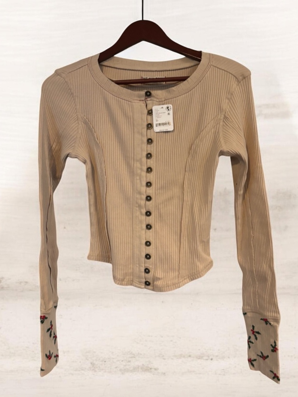 We The Free Daria Cuff Cardi NWT - Picture 3 of 5